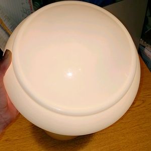 Ceiling Fan 9" Round White Glass Globe